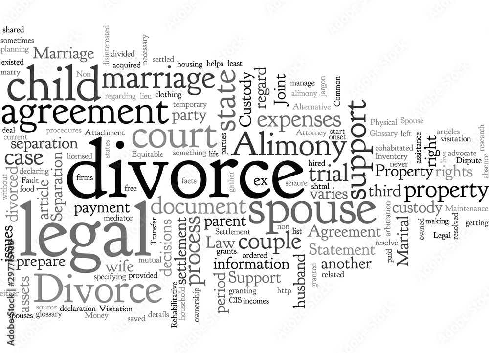 A Divorce Glossary A Divorce Glossary
