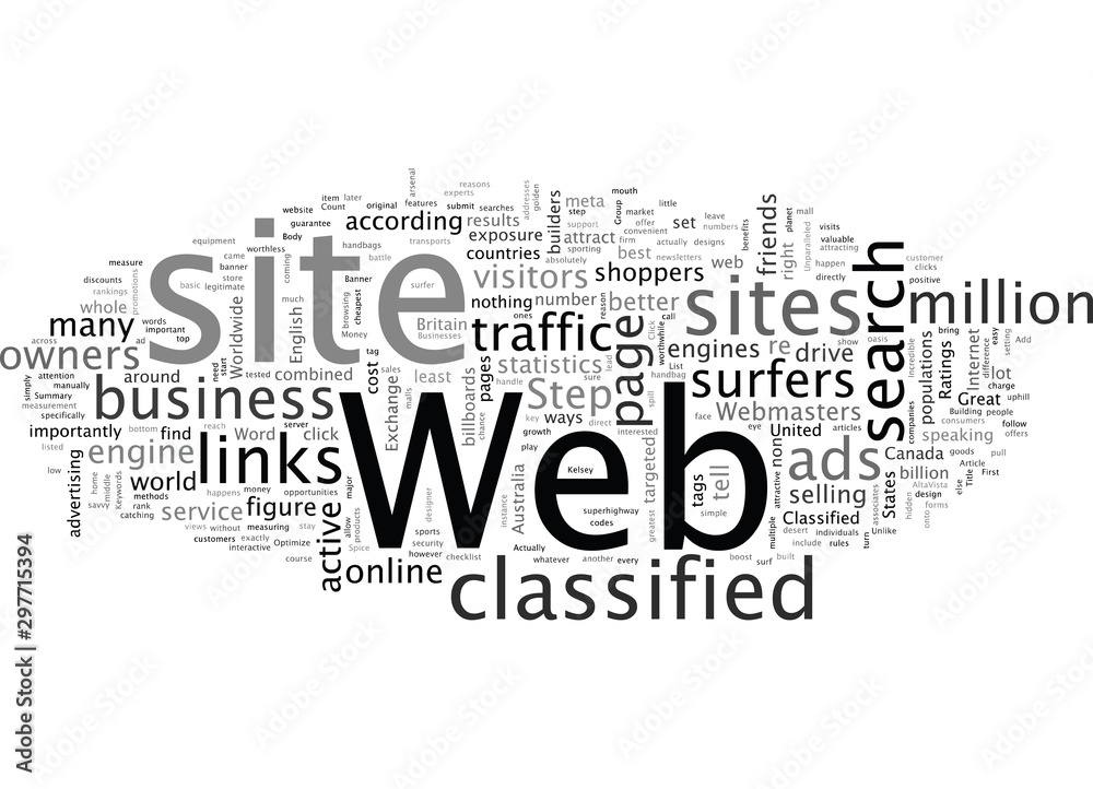 A Classified way to drive business to your web site
