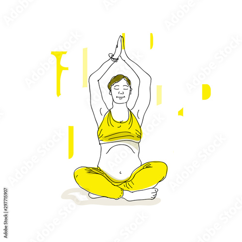 Pregnant yoga
