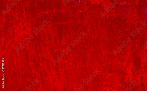 old red grunge texture background with wood grain and paint spatter