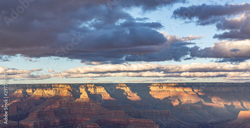 spectacular sunset at Grand Canyon