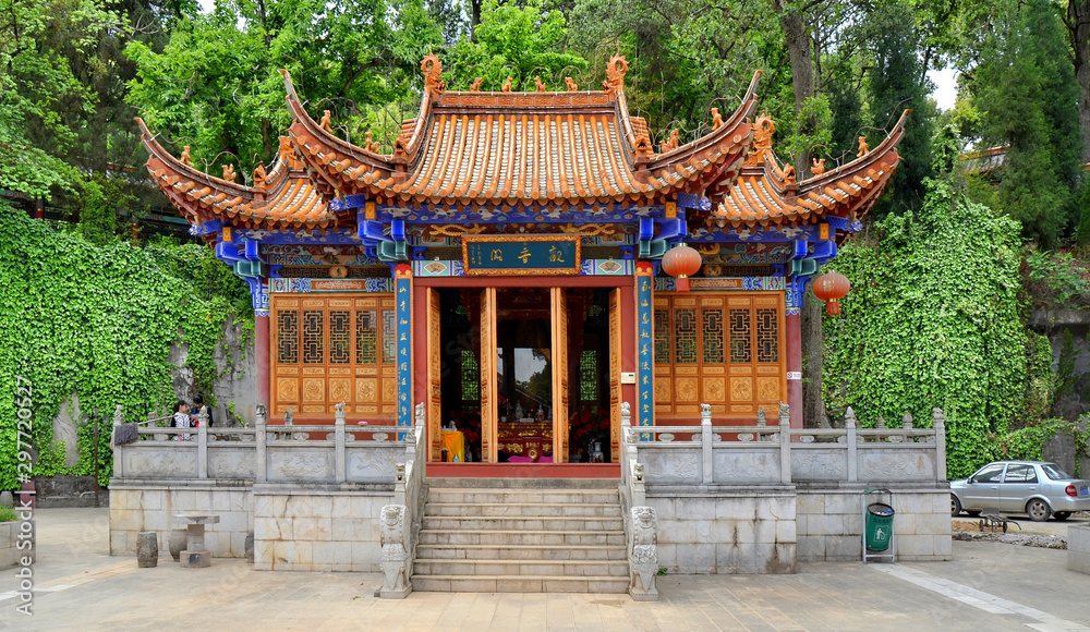 Qiongzhu Temple or Bamboo temple, Kunming city, Yunnan province, China Qiongzhu Temple or Bamboo temple, Kunming city, Yunnan province, China