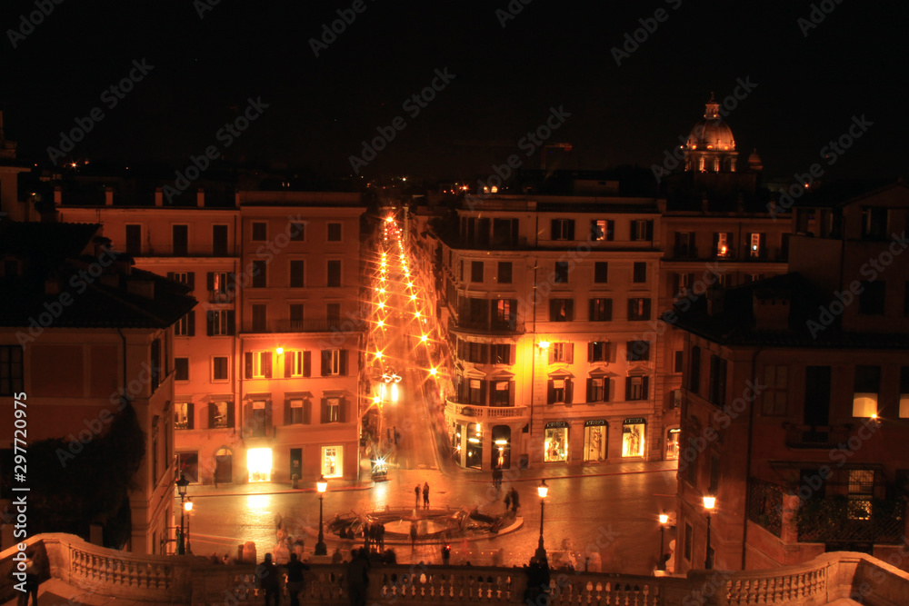 The beautiful Rome by night