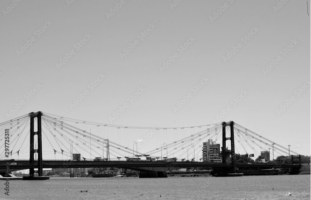 Fototapeta premium Santa Fe suspension bridge