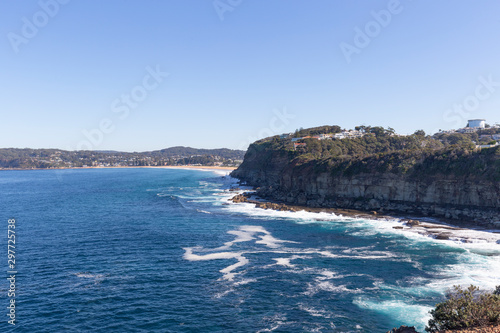 Rocky cliffs on the coast