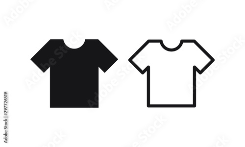 tshirt icon in trendy flat style photo