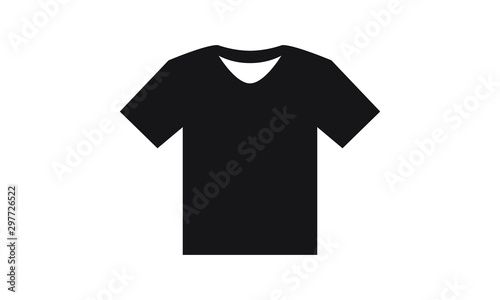 tshirt icon in trendy flat style