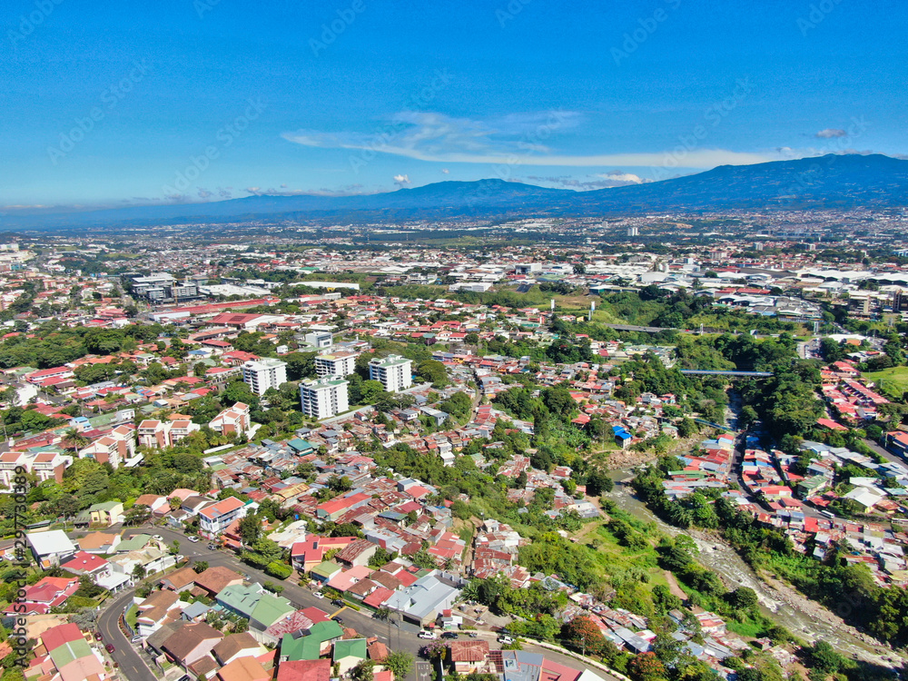 East view of Escazu Costa Rica