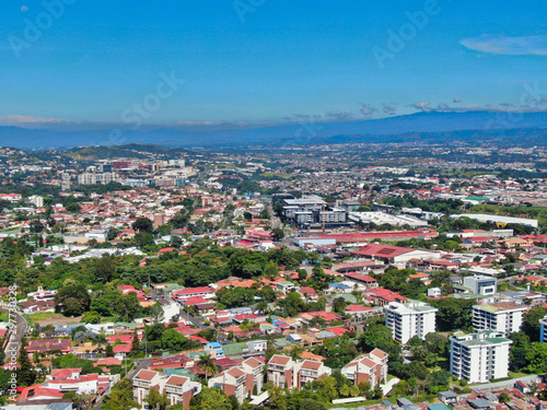 View of Escazu and commercial area from Bello Horizonte to the West