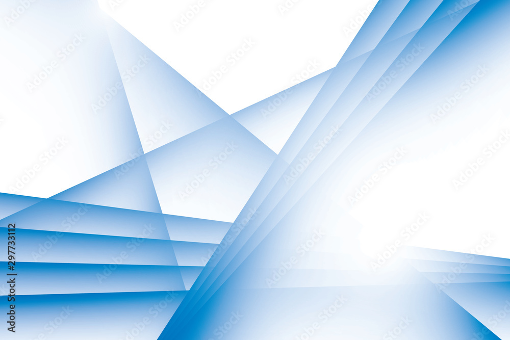 Obraz premium Abstract geometric blue and white color background. Vector, illustration.