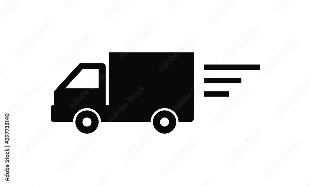 delivery, fast truck icon vector delivery, fast truck icon vector