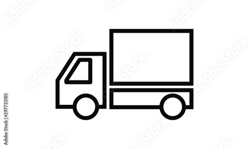 delivery, fast truck icon vector