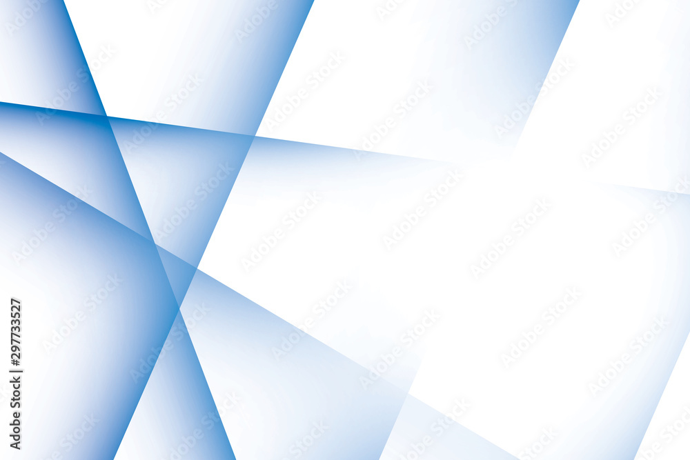 Obraz premium Abstract geometric blue and white color background. Vector, illustration.