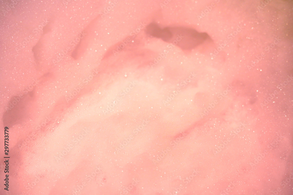 Pink soap bubbles on the water with beautiful bokeh bubbles. Pink soap bubbles on the water with beautiful bokeh bubbles.