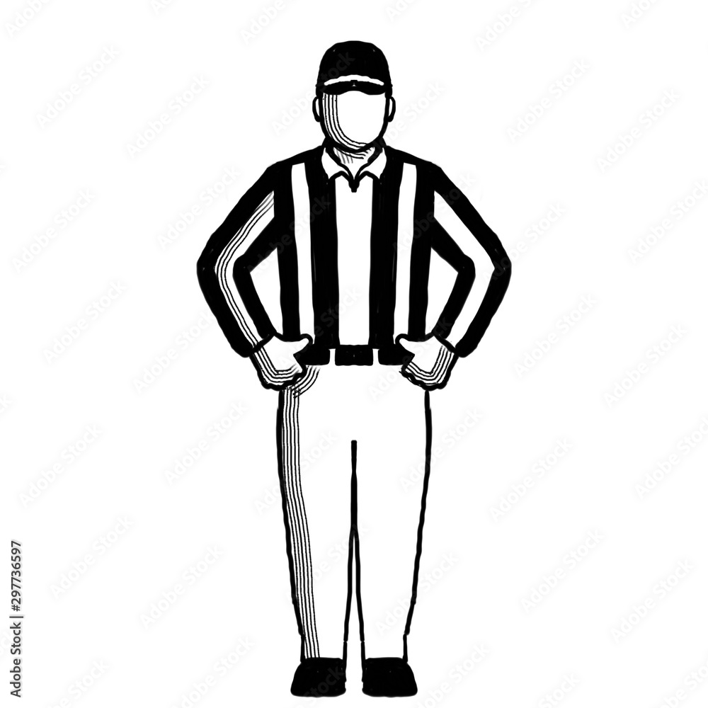 American Football Official offside sign Hand Signal Retro American Football Official offside sign Hand Signal Retro
