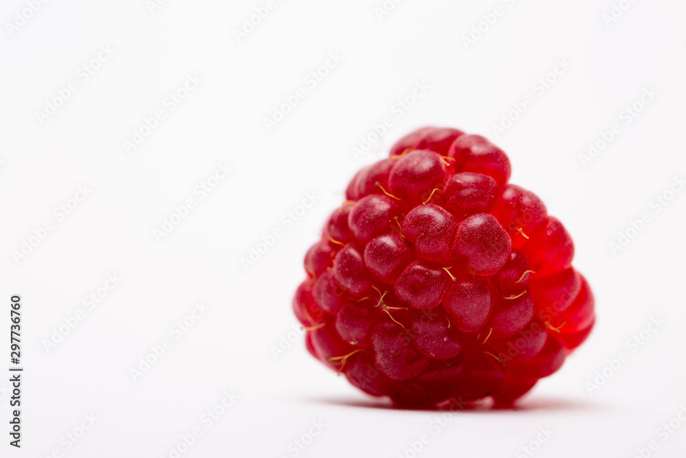 raspberry isolated on white background raspberry isolated on white background