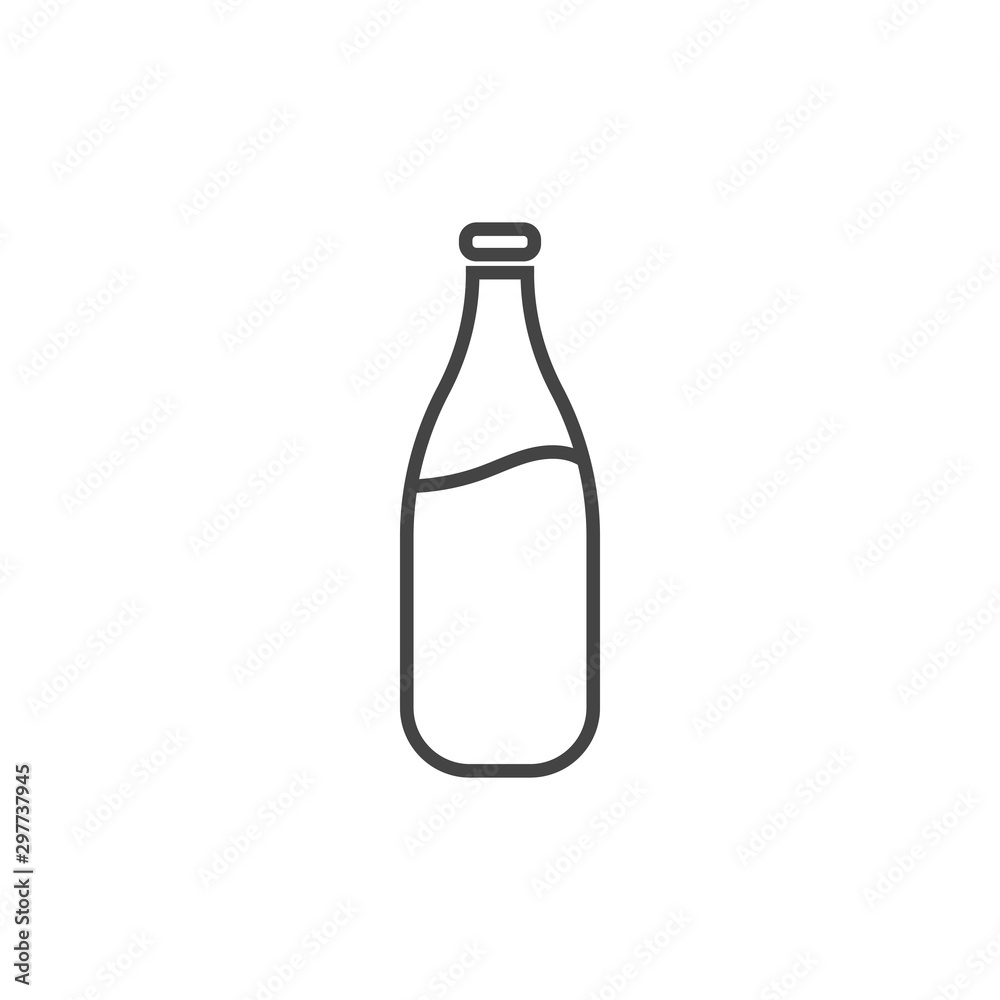 Milk bottle icon isolated design graphic vector Milk bottle icon isolated design graphic vector