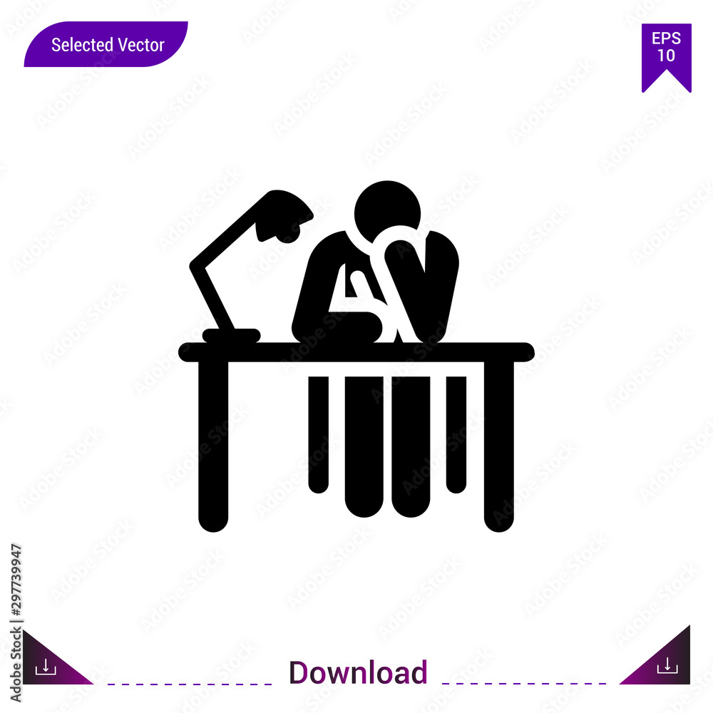 Black studying icon vector. Best modern , simple, isolated, school-pictograms , logo, flat icon for website design or mobile applications, UI / UX design vector format Black studying icon vector. Best modern , simple, isolated, school-pictograms , logo, flat icon for website design or mobile applications, UI / UX design vector format