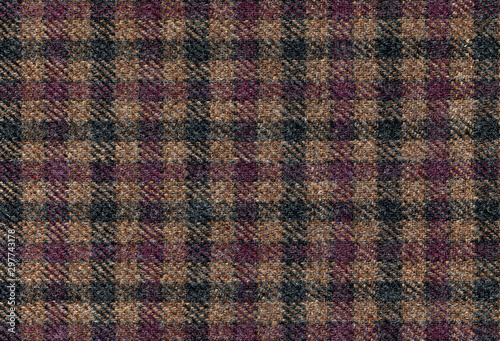 Heritage British Wool Tweed. Coat close-up. Expensive men's suit fabric. Background Texture. High resolution