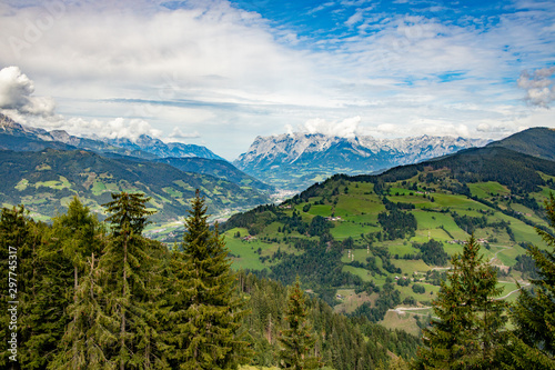 Mountain panorama from the Alps in East Tyrol