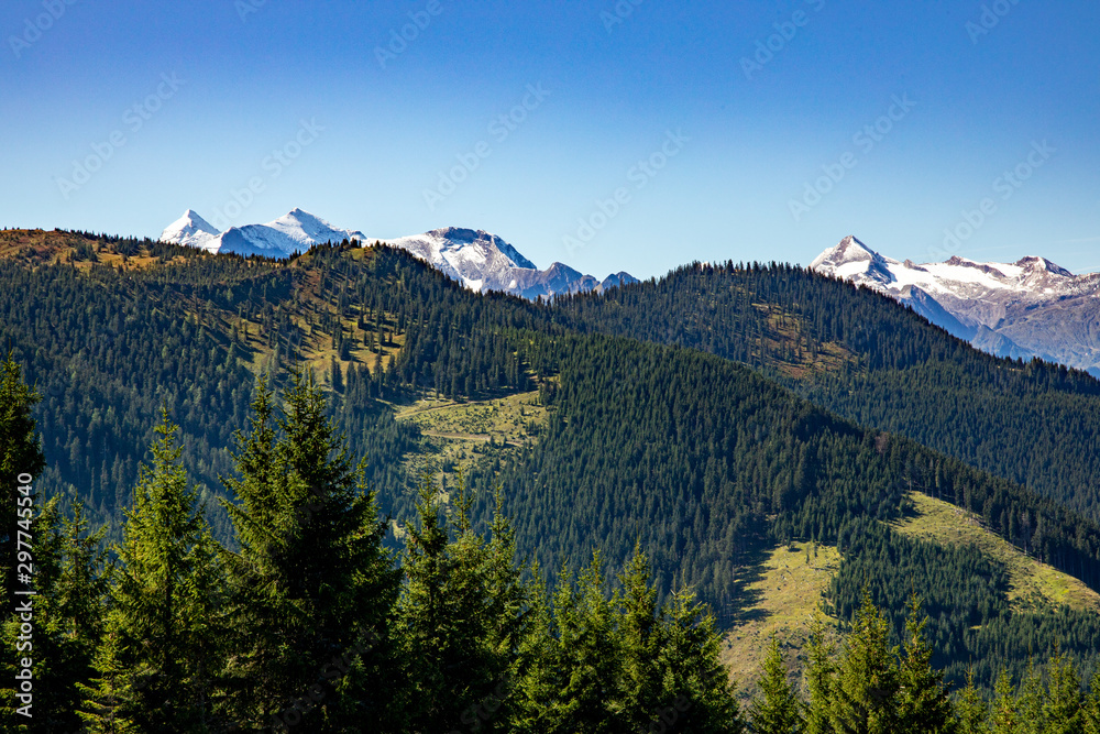 Obraz premium Mountain panorama from the Alps in East Tyrol