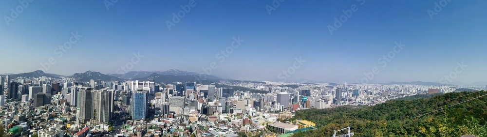 Panoram from the city of Seoul