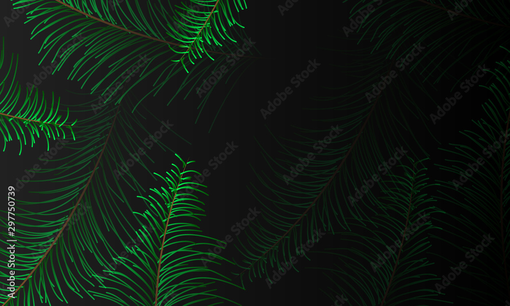 Floral tree leaves background Floral tree leaves background