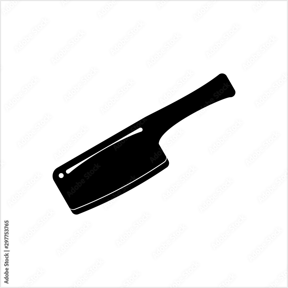 Meat Chopper Icon, Knife Meat Chopper Icon, Knife