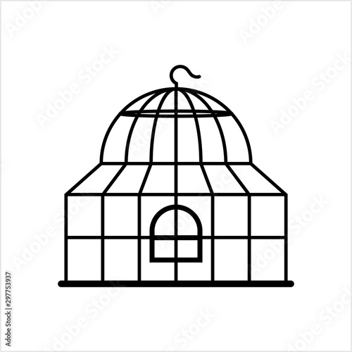 Bird Cage Icon, Bird Cage