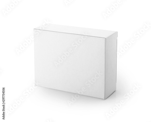 close up of a white box on white background © sangsiripech