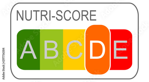 Nutri-Score Label, 5-colour Nutrition Label - illustration
