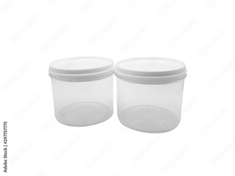 Plastic container isolated on white background. Clipping Path Plastic container isolated on white background. Clipping Path