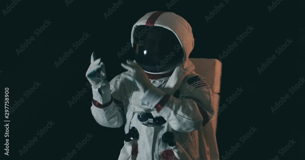 Astronaut lost in space with a message for humanity Astronaut lost in space with a message for humanity