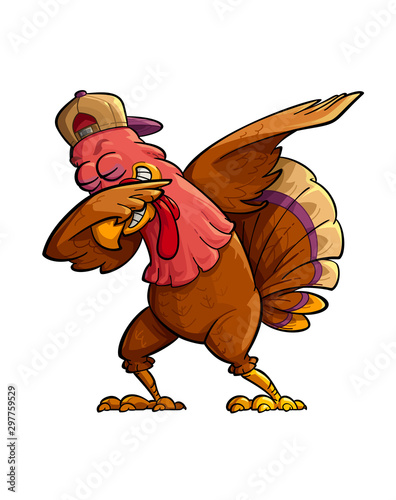 Dabbing Turkey