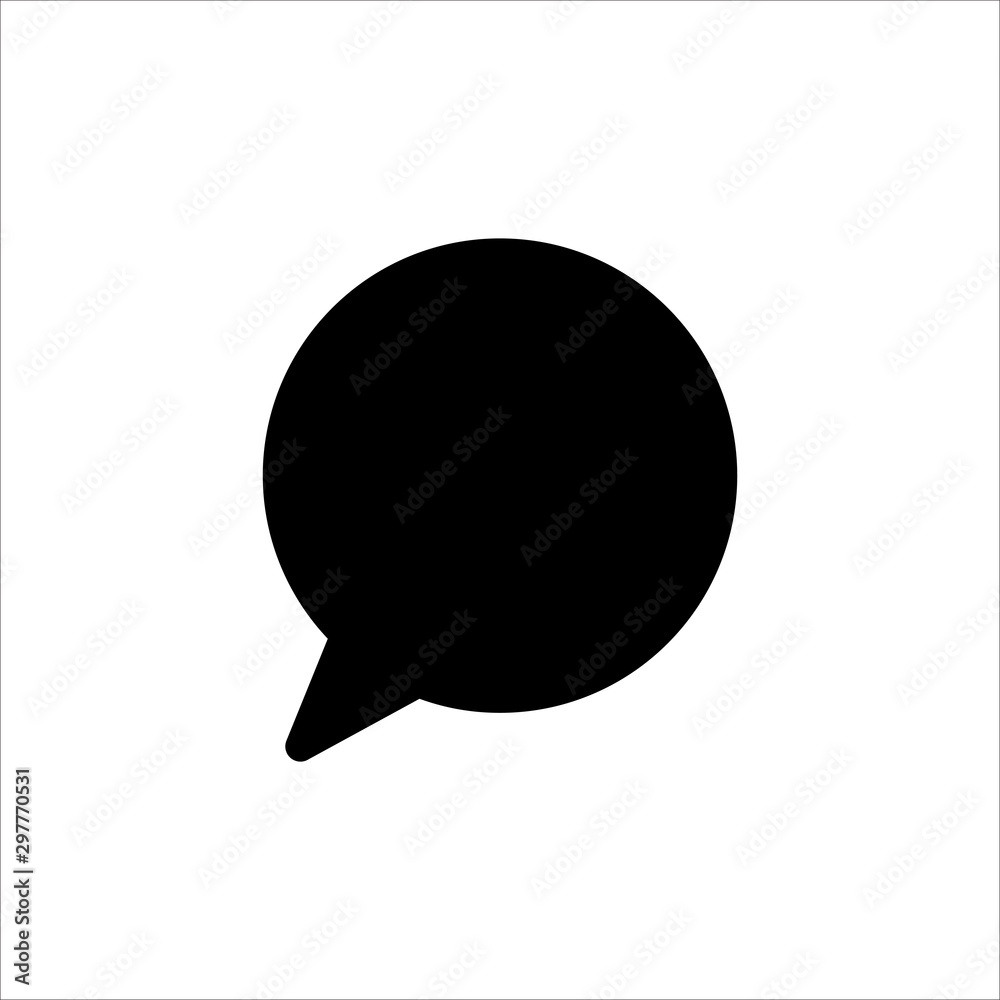 Speech Bubble icon. symbol of chatting, comment or message with trendy flat line style icon for web site design, logo, app, UI isolated on white background. vector illustration eps 10 Speech Bubble icon. symbol of chatting, comment or message with trendy flat line style icon for web site design, logo, app, UI isolated on white background. vector illustration eps 10
