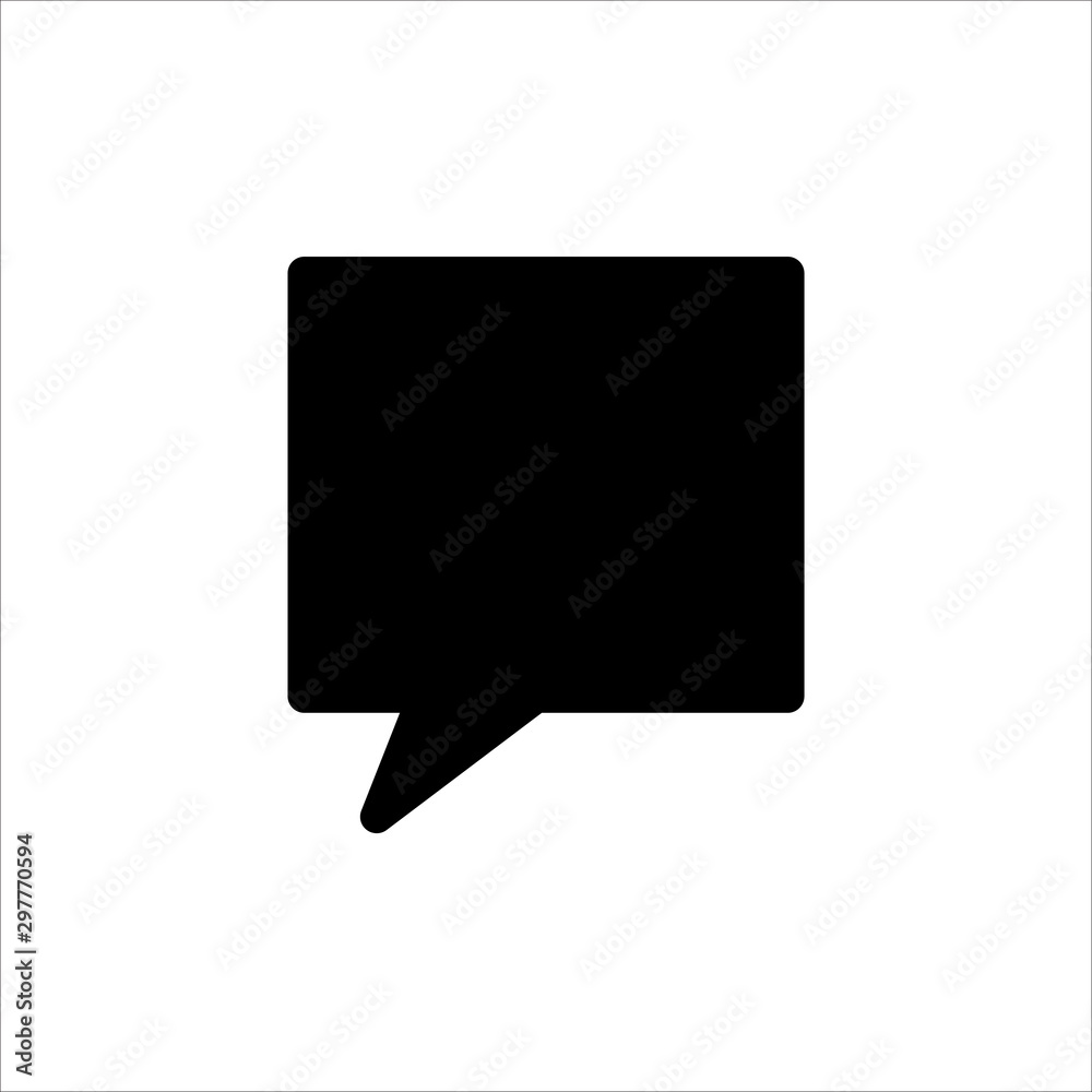 Speech Bubble icon. symbol of chatting, comment or message with trendy flat line style icon for web site design, logo, app, UI isolated on white background. vector illustration eps 10 Speech Bubble icon. symbol of chatting, comment or message with trendy flat line style icon for web site design, logo, app, UI isolated on white background. vector illustration eps 10