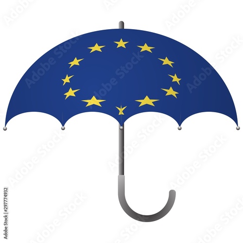 Europe EU flag umbrella