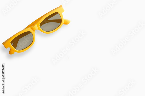 etro glasses isolated on a white