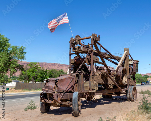 old rusted jalopy