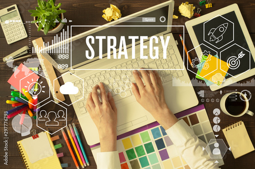 Business strategy concept - Strategy photo