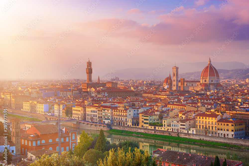 Florence View at sunset