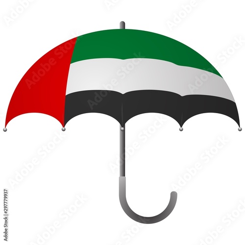 united arab emirates flag umbrella