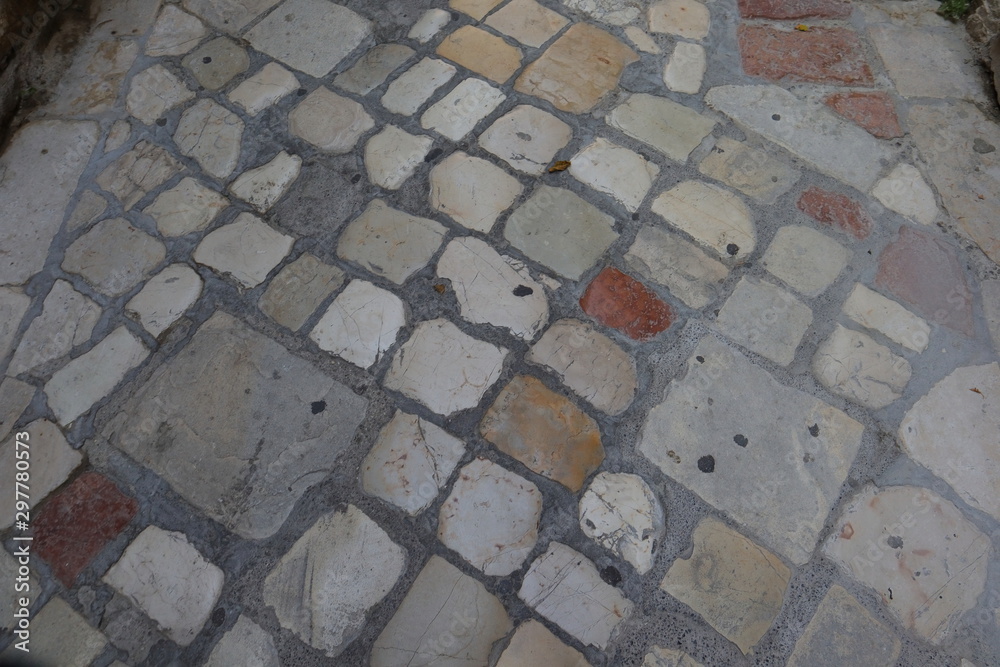 Fototapeta premium Steine, Straße, Pflasterstein, Alt