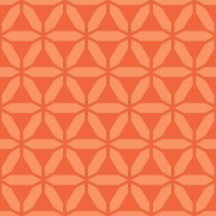 Ingelijste posters Oranje patronen Kleurrijk oranje abstract vormen patroon  © ExpressVectors