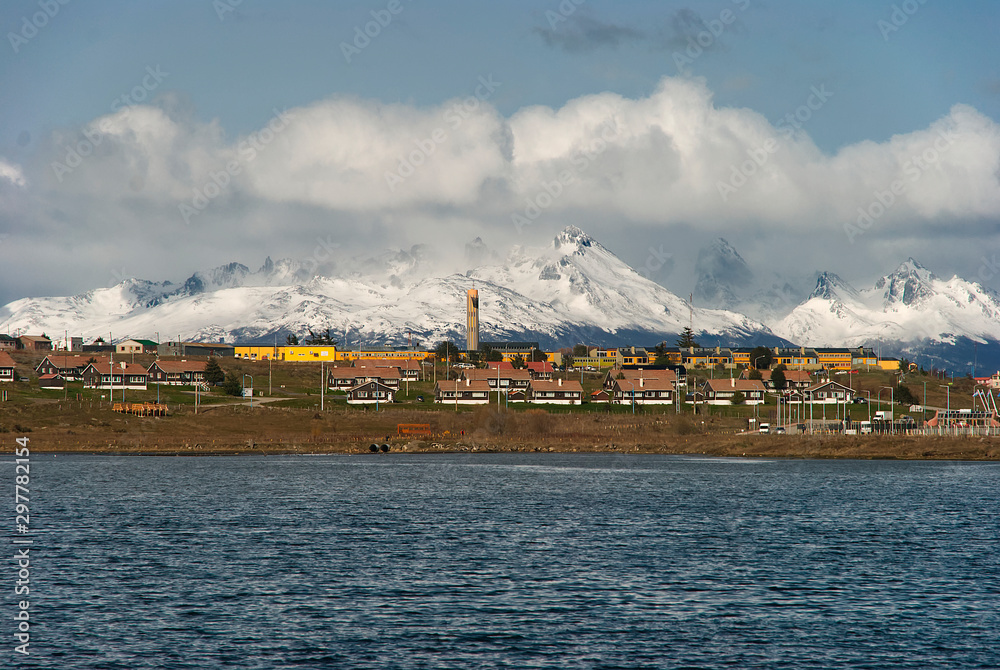 Ushuaia city in patagonia argentina