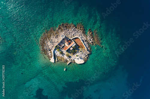 Island Otocic Gospa Near the island of Mamula. photo