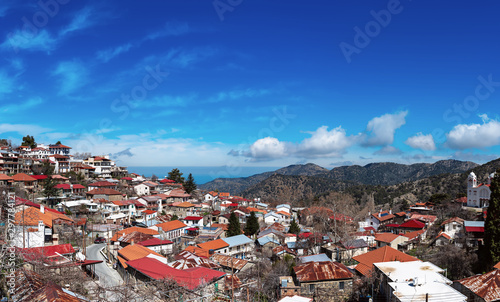 Pedoulas village on Cyprus photo