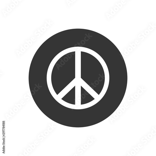 Peace icon. sign vector illustration flat style