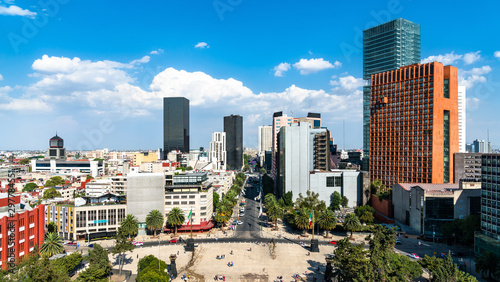Skyline of the business district of Mexico City