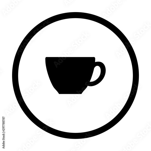 Tasse und Kreis